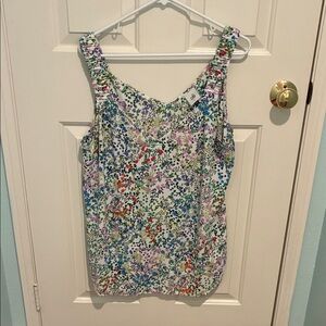 CAbi Multicolor Floral Women's Blouse